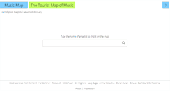 Desktop Screenshot of music-map.com