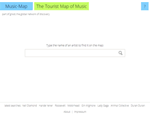 Tablet Screenshot of music-map.com